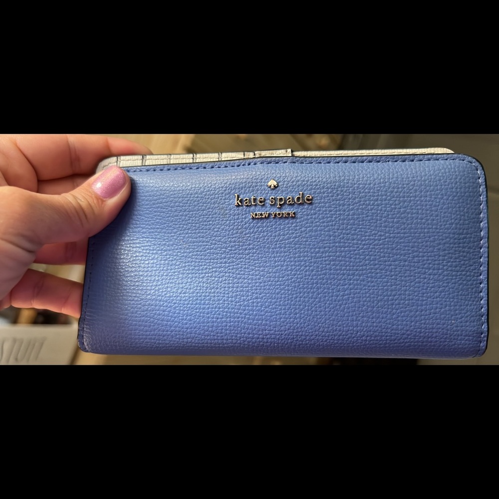 Blue Kate spade wallet